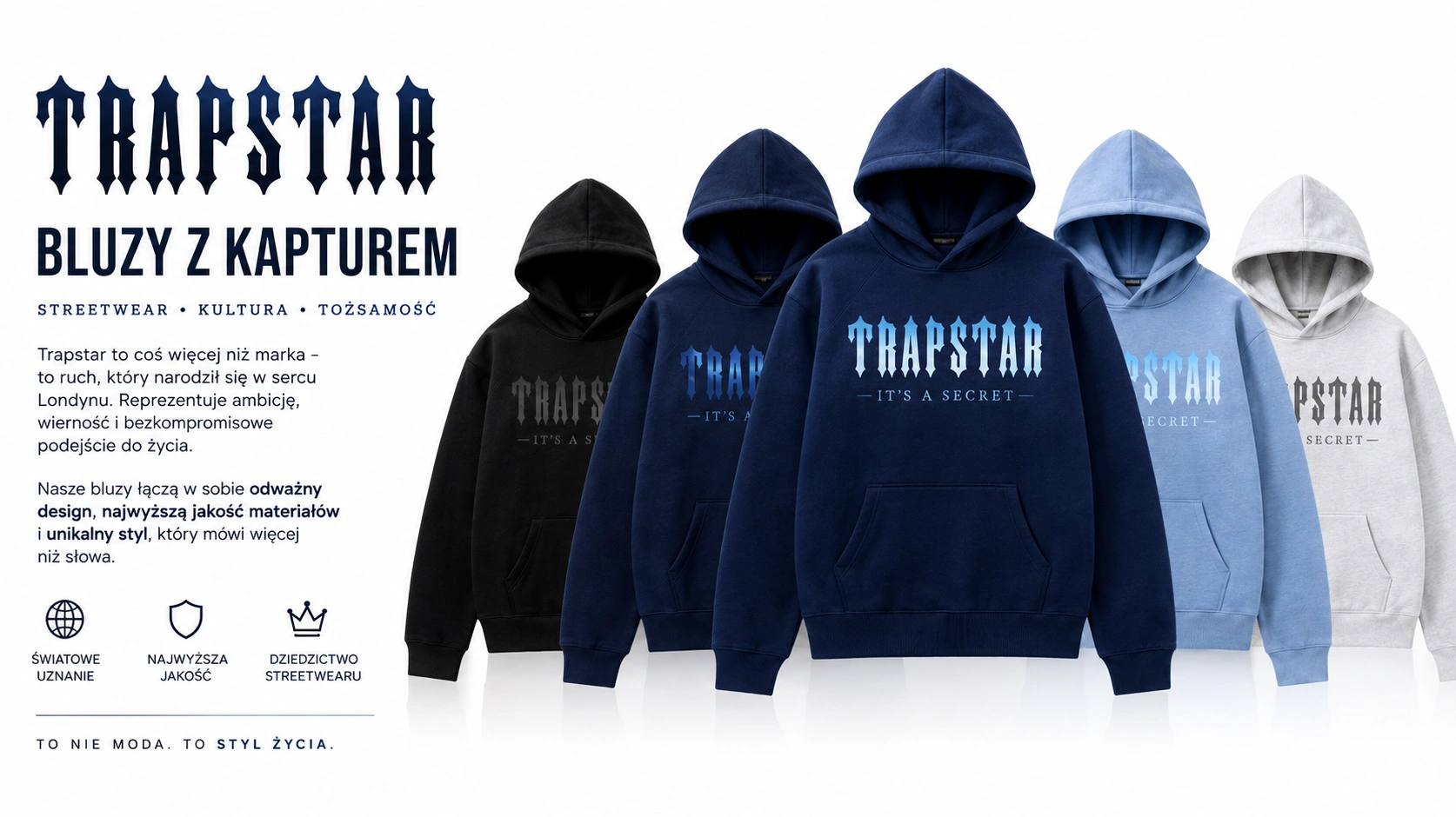 Bluza z kapturem Trapstar