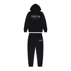 TRAPSTAR CHENILLE CAMO DEKODOWANY DRES Z KAPTUREM NA ROCZNICĘ - CZARNY