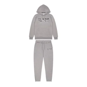 TRAPSTAR CHENILLE CAMO DEKODOWANY DRES Z KAPTUREM NA ROCZNICĘ - SZARY