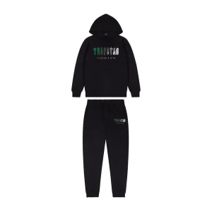 TRAPSTAR CHENILLE DECODED DRES Z KAPTUREM - CZARNO-ZIELONA PSZCZOŁA