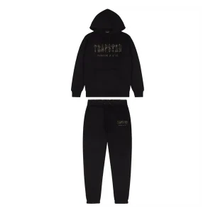 TRAPSTAR CHENILLE DECODED DRES Z KAPTUREM - Czarny kamuflaż
