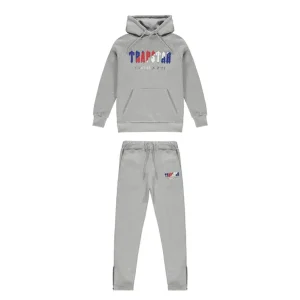 TRAPSTAR CHENILLE DECODED DRES Z KAPTUREM - EDYCJA SZARA REWOLUCJA