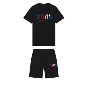 TRAPSTAR CHENILLE DECODED SHORT ZESTAW - EDYCJA BLACK REVOLUTION