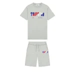 TRAPSTAR CHENILLE DECODED SHORT ZESTAW - EDYCJA SZARA REWOLUCJA