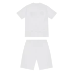 TRAPSTAR CHENILLE DEKODOWANY KRÓTKI ZESTAW - BIAŁO-ZIELONY-1