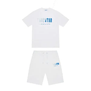 TRAPSTAR CHENILLE DECODED SHORT ZESTAW - WHITE ICE FLAVOURS 2.0 EDITION