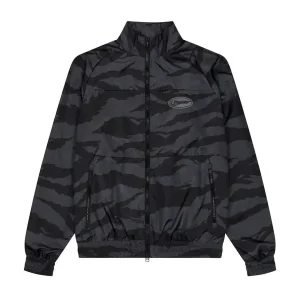 TRAPSTAR HYPERDRIVE ZIP TRACK TOP - SZARY MORO