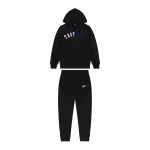 TRAPSTAR IRONGATE ARCH CHENILLE BLUZA Z KAPTUREM - EDYCJA BLACK ICE