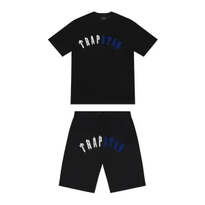 TRAPSTAR IRONGATE ARCH CHENILLE SHORT SET - EDYCJA BLACK ICE