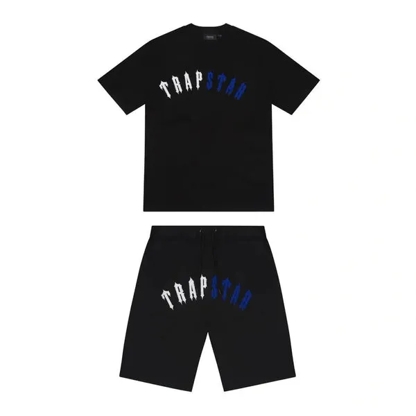TRAPSTAR IRONGATE ARCH CHENILLE SHORT SET - BLACK ICE EDITION TRAPSTAR IRONGATE ARCH CHENILLE SHORT SET - EDYCJA BLACK ICE