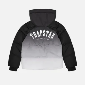 KURTKA PUFFOWA TRAPSTAR IRONGATE Z KAPTUREM 2.0 – CZARNY GRADIENT