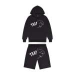 Zestaw spodenek z kapturem Trapstar Arch Shooters – czarny