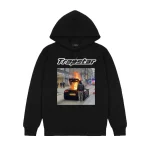 Bluza z kapturem Trapstar Black Smoke