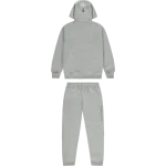 Dres z kapturem Trapstar Chenille Decoded 2.0 - SZARY LODOWY NIEBIESKI-1