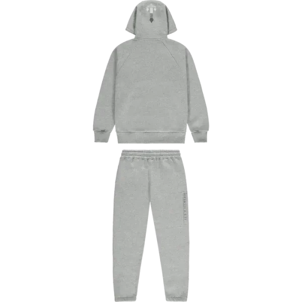 Dres z kapturem Trapstar Chenille Decoded 2.0 - SZARY LODOWY NIEBIESKI-1