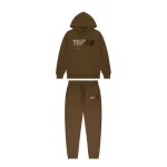 Dres Trapstar Chenille Decoded Hooded Earth Edition w kolorze brązowym