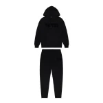 Dres z kapturem Trapstar Chenille Decoded - edycja Blackout
