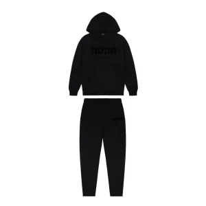 Dres z kapturem Trapstar Chenille Decoded - edycja Blackout