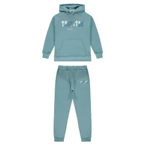 Dres z kapturem Trapstar Chenille Decoded w kolorze Citadel White