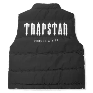 Trapstar Decoded Black White Gilet-1