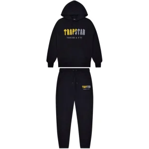 Dres Trapstar Decoded Chenille z kapturem – czarno-żółty