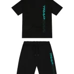 Zestaw szortów Trapstar Full Speed Black Black