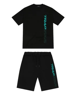 Zestaw szortów Trapstar Full Speed Black Black