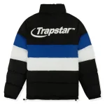 Kurtka puchowa Trapstar Hyperdrive Puffer w kolorze czarno-niebieskim i białym-1