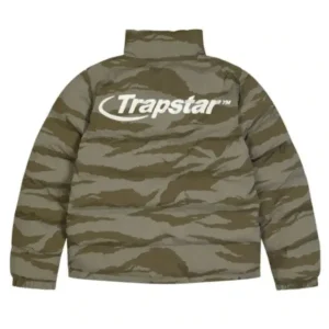 Kurtka puchowa Trapstar Hyperdrive w kamuflażu (milti green)-1