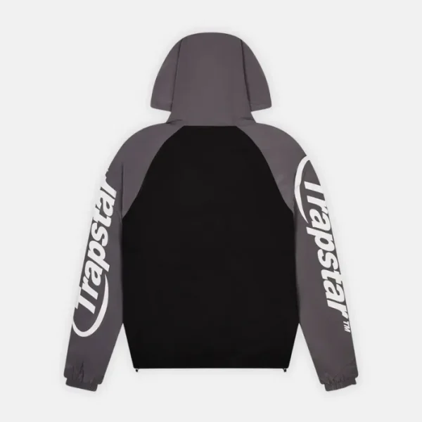 Kurtka wiatrówka Trapstar Hyperdrive - czarno-szara-1
