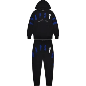 Dres Trapstar Irongate Arch Chenille 2.0 – czarno-niebiesko-biały