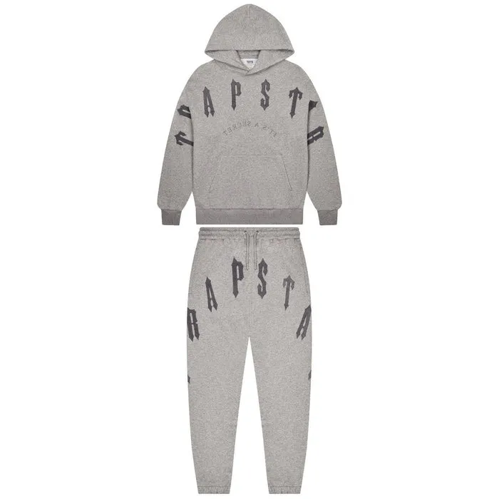 Trapstar Irongate Arch Chenille 2.0 Tracksuit - Grey Grey Dres Trapstar Irongate Arch Chenille 2.0 - Szary Szary