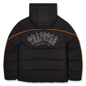 Kurtka puchowa Trapstar Irongate Arch Piping Black-1