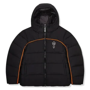 Kurtka puchowa Trapstar Irongate Arch Piping Black