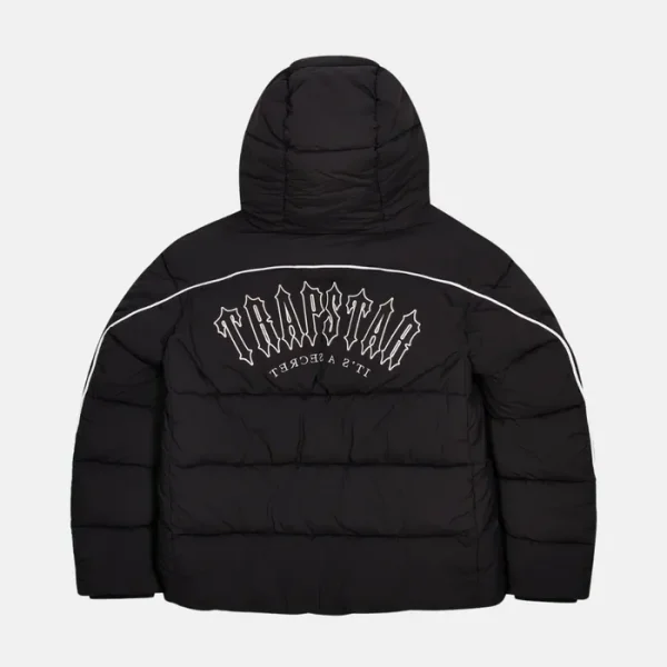 Trapstar Irongate Arch Pipping Puffer - Czarno-Biały-1