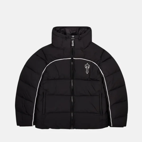 Trapstar Irongate Arch Pipping Puffer - Czarno-Biały-2