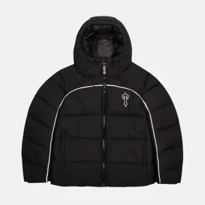Trapstar Irongate Arch Pipping Puffer - czarno-biały