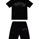 Zestaw krótkich spodenek Trapstar Irongate Camo Black Black