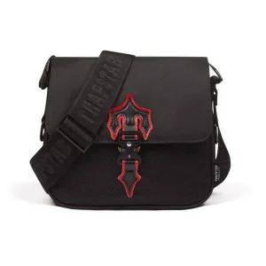 Torba kurierska Trapstar 2.0 – czarno-czerwona