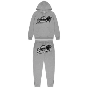 Dres Trapstar Shooters – szaro-niebieski