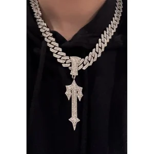 Wisiorek Trapstar T Srebrny-1