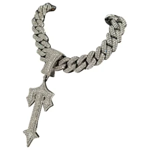 Srebrny wisiorek Trapstar T