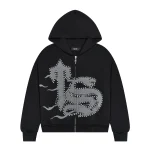 Bluza z kapturem Trapstar TS Script w kolorze czarnym