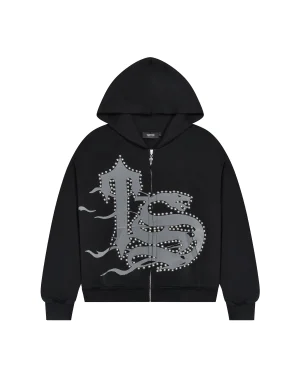 Bluza z kapturem Trapstar TS Script w kolorze czarnym