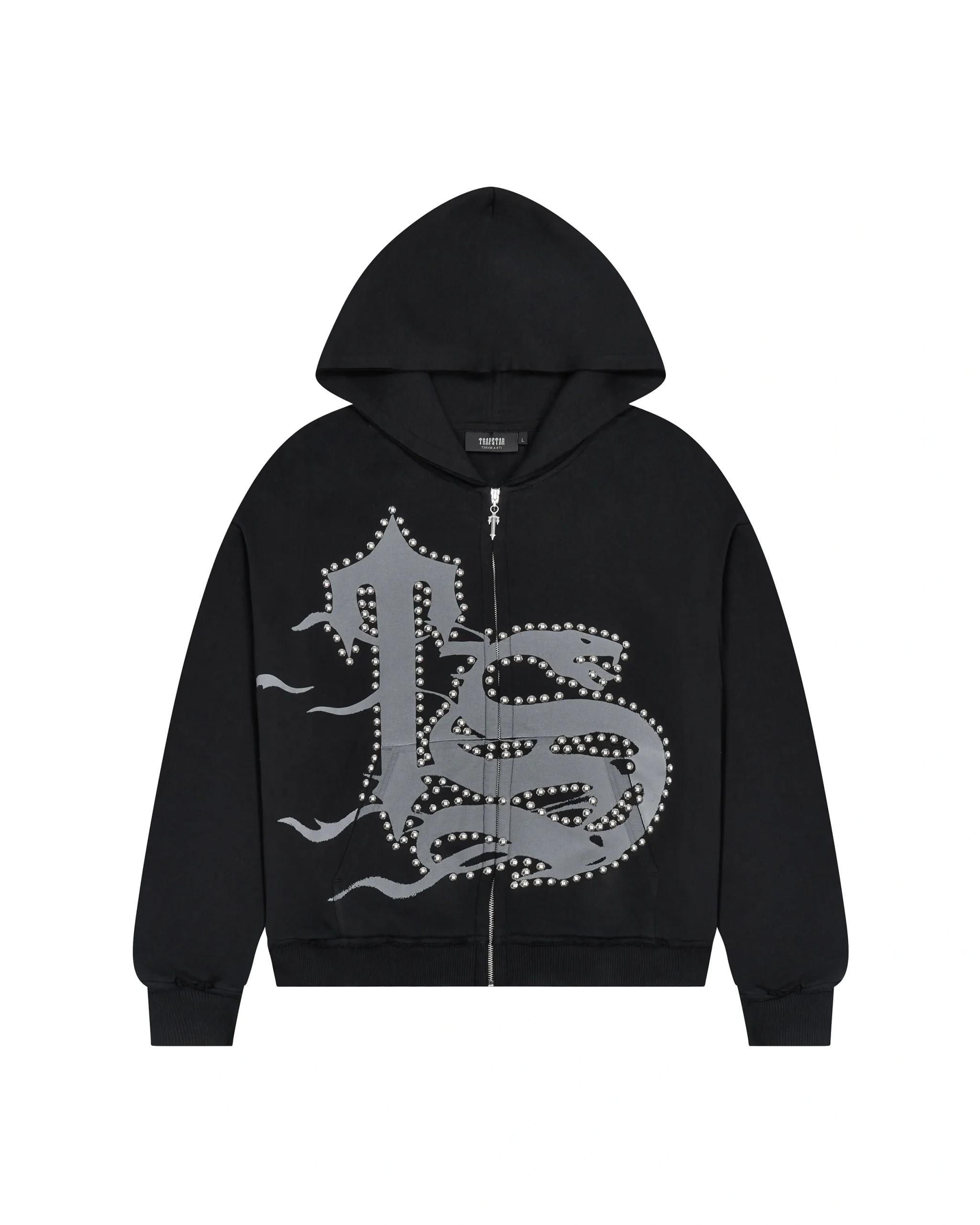 Trapstar TS Script Black Hoodie Bluza z kapturem Trapstar TS Script w kolorze czarnym