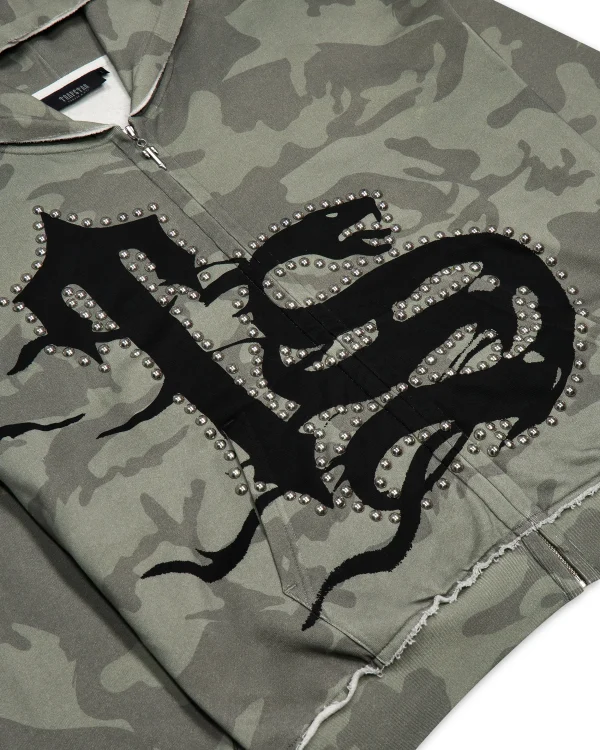 Bluza z kapturem Trapstar TS Script Camo-1