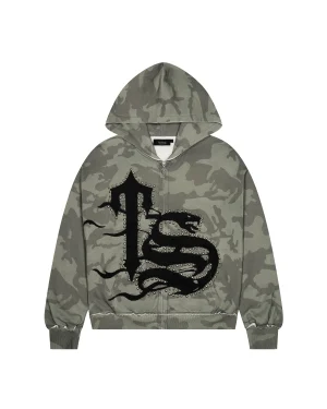 Bluza z kapturem Trapstar TS Script Camo