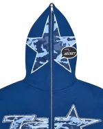 Dres Trapstar TS Star Rhinestone Blue-3