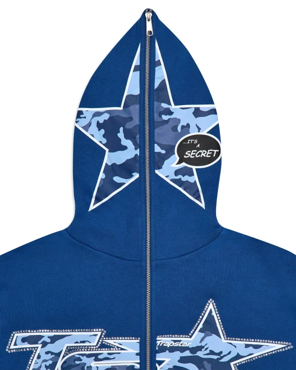 Dres Trapstar TS Star Rhinestone Blue-3