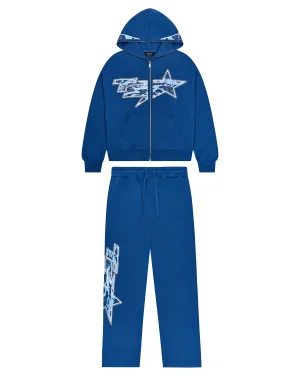 Dres Trapstar TS Star Rhinestone Blue